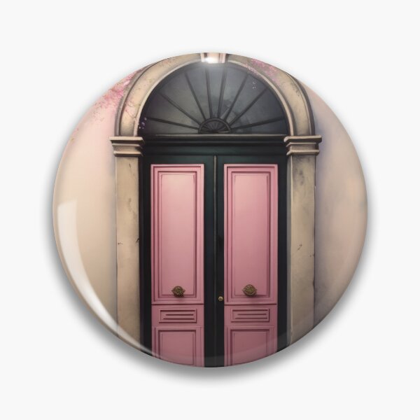 Item preview, Paris Door. Old Door. Vintage Door. Pink Door. Old Door and Blooming Tree designed and sold by maxa0109.
