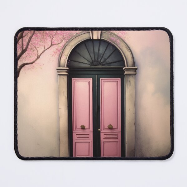 Item preview, Paris Door. Old Door. Vintage Door. Pink Door. Old Door and Blooming Tree designed and sold by maxa0109.