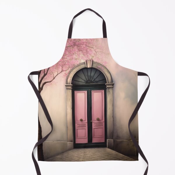 Item preview, Paris Door. Old Door. Vintage Door. Pink Door. Old Door and Blooming Tree designed and sold by maxa0109.