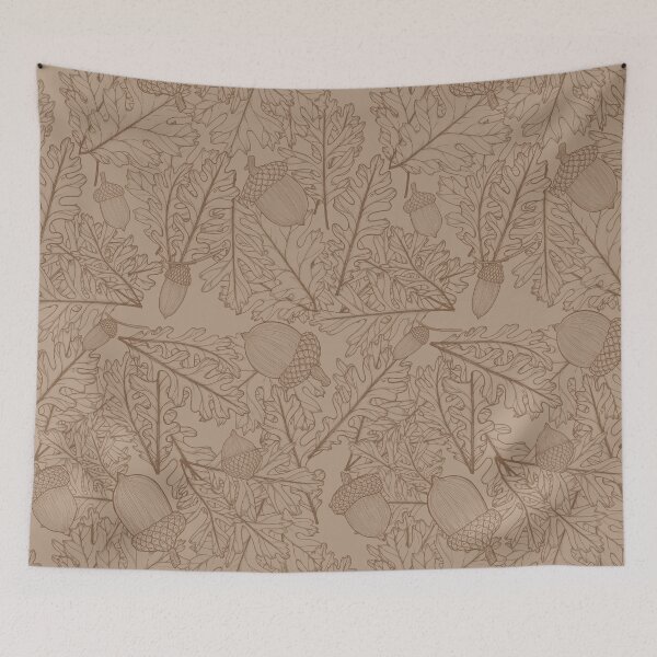 Item preview, Wood Brown Acorn Print designed and sold by FaeField.