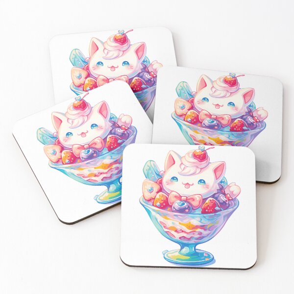Item preview, Strawberry Cat Whipped Parfait designed and sold by FigmaCreations.