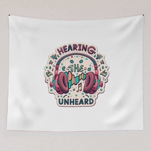 Item preview, Hearing the Unheard - Spectrogram Headphones Design designed and sold by NiftyWrx.