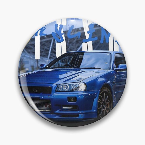 Item preview, GTR R34 graffiti Poster designed and sold by ronaldmaxwell.