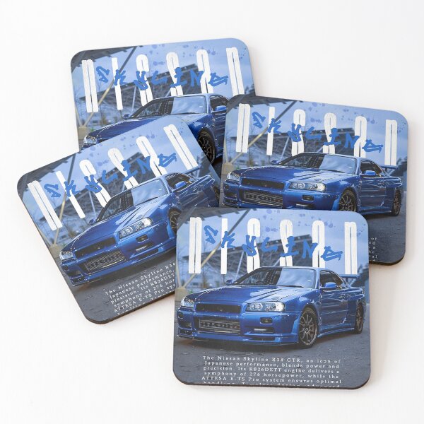 Item preview, GTR R34 graffiti Poster designed and sold by ronaldmaxwell.