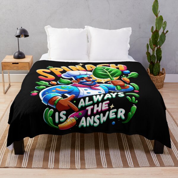 Item preview, Spinach Is Always the Answer -spinach day designed and sold by toobel.