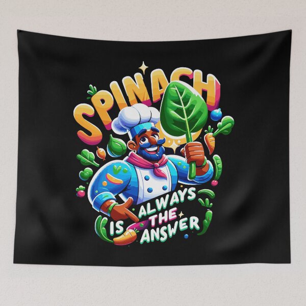Item preview, Spinach Is Always the Answer -spinach day designed and sold by toobel.
