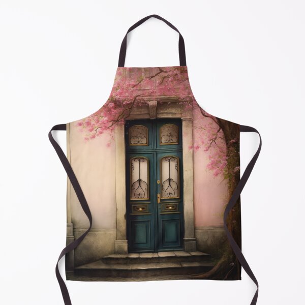 Item preview, Paris Door. Old Door. Vintage Door. Green Door. Old Door and Blooming Tree designed and sold by maxa0109.