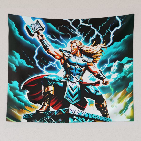 Item preview, Thor, God of Lightning designed and sold by Raging Woody Designs.