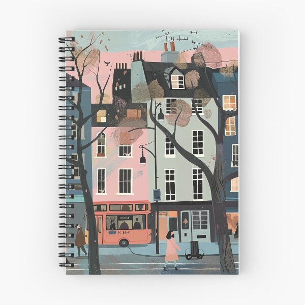 Item preview, Colorfull Cityscape Illustration designed and sold by nomiraclehere.