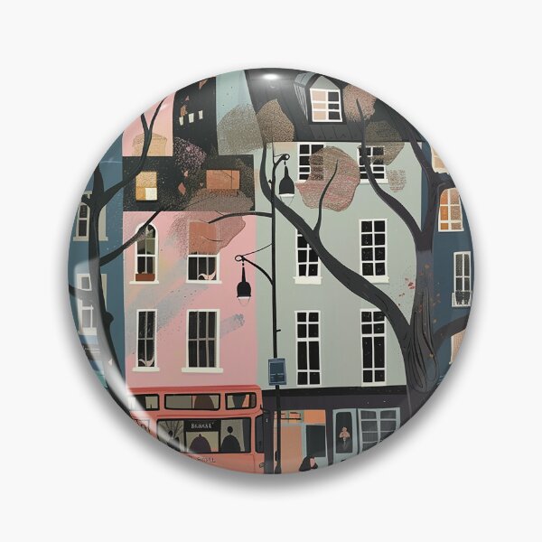 Item preview, Colorfull Cityscape Illustration designed and sold by nomiraclehere.