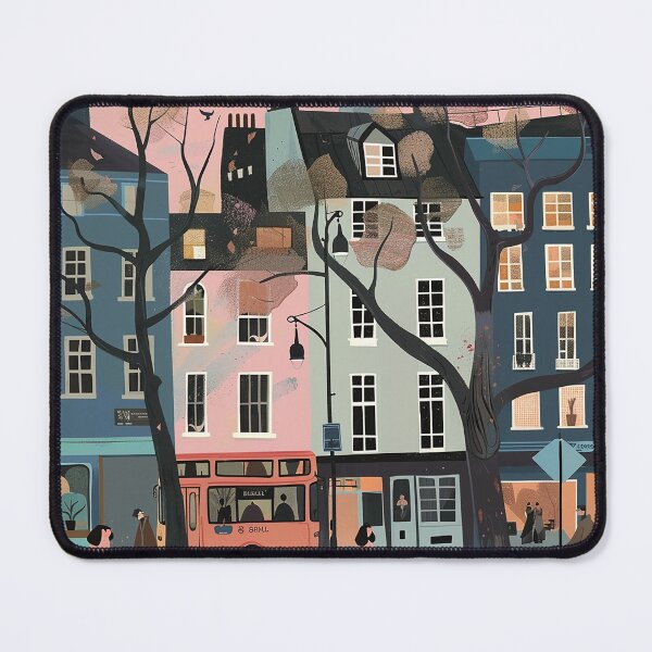 Item preview, Colorfull Cityscape Illustration designed and sold by nomiraclehere.