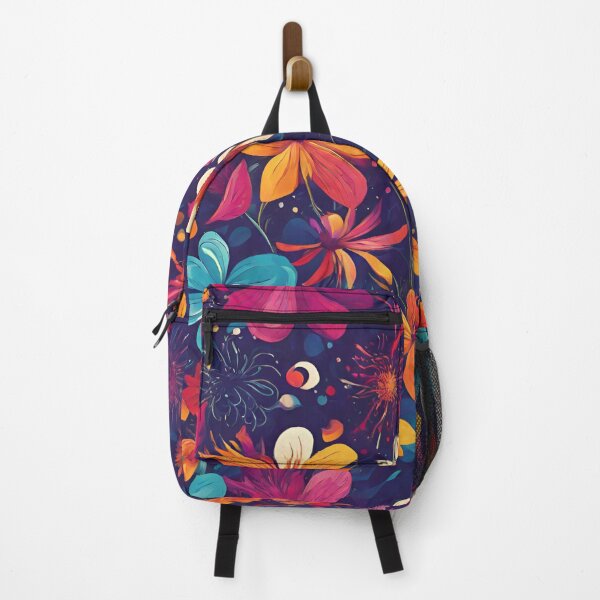 Item preview, Abstract colourful pattern, flower blooms designed and sold by NingningS.
