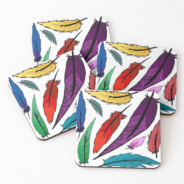 Item preview, Colourful Feathers designed and sold by Bel Connelly.