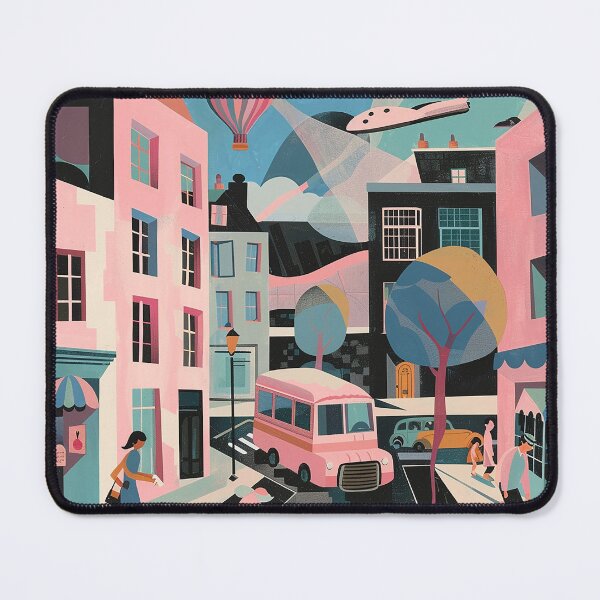 Item preview, Colorfull Cityscape Illustration designed and sold by nomiraclehere.