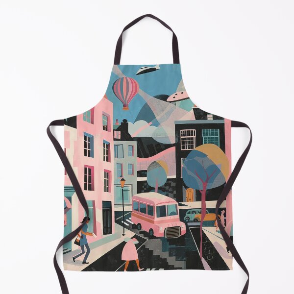 Item preview, Colorfull Cityscape Illustration designed and sold by nomiraclehere.