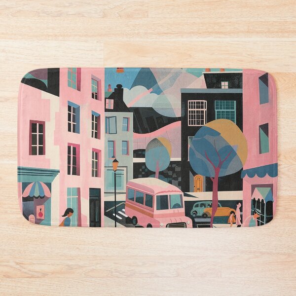 Item preview, Colorfull Cityscape Illustration designed and sold by nomiraclehere.