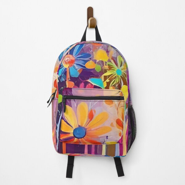 Item preview, A beautiful abstract pattern, Colourful flower blooms designed and sold by NingningS.
