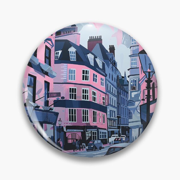 Item preview, Colorfull Cityscape Illustration designed and sold by nomiraclehere.