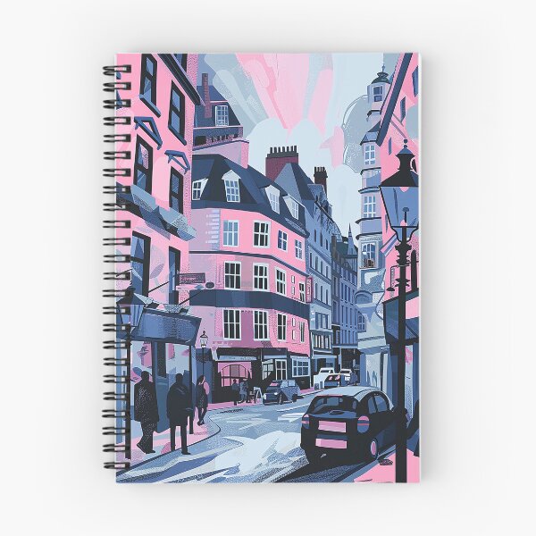 Item preview, Colorfull Cityscape Illustration designed and sold by nomiraclehere.
