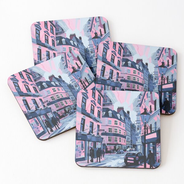 Item preview, Colorfull Cityscape Illustration designed and sold by nomiraclehere.