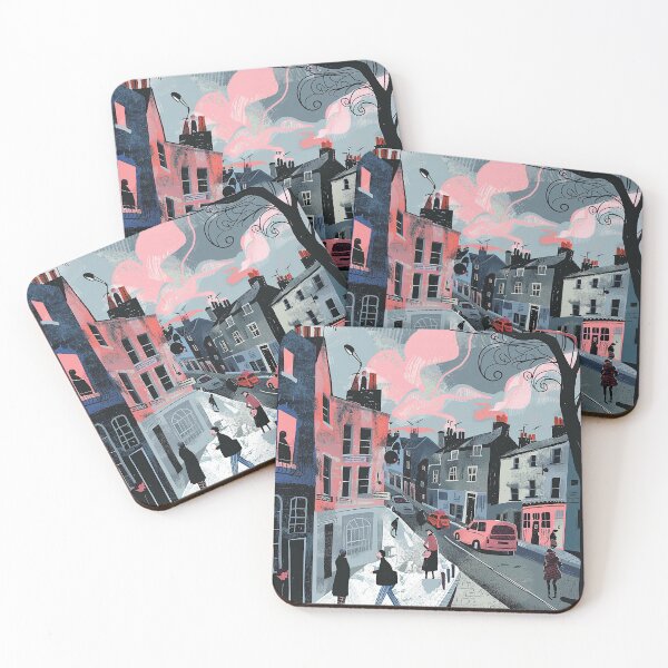Item preview, Colorfull Cityscape Illustration designed and sold by nomiraclehere.
