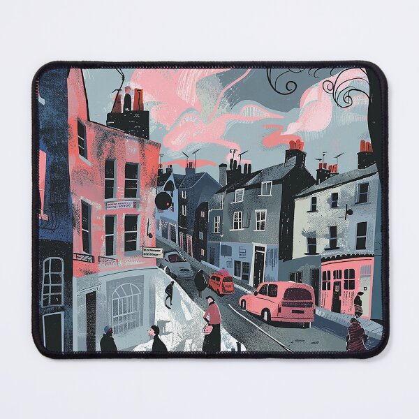 Item preview, Colorfull Cityscape Illustration designed and sold by nomiraclehere.