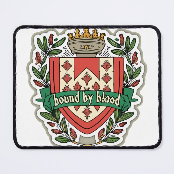 Item preview, Bound by Blood Heraldic Family Crest designed and sold by NiftyWrx.