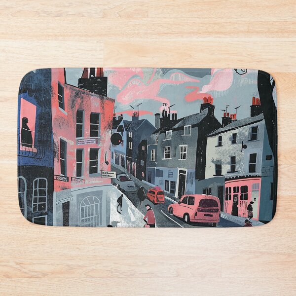 Item preview, Colorfull Cityscape Illustration designed and sold by nomiraclehere.
