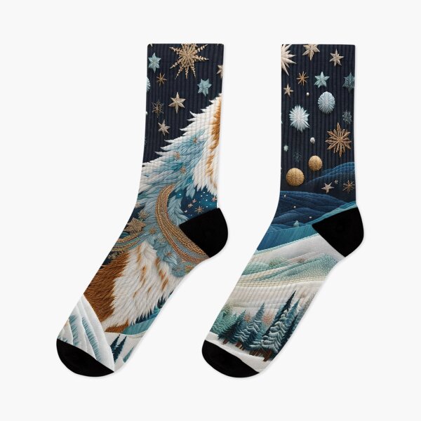 Artikelvorschau, Stickkunst - Winterwunderland entworfen und verkauft von TWNightingale.