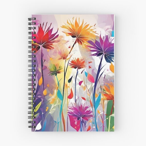 Aperçu de l'œuvre Résumé coloré, motif de fleurs créée et vendue par NingningS.