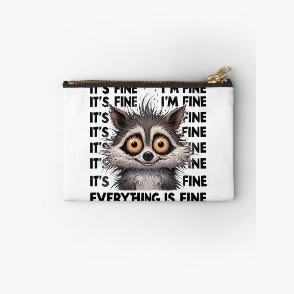 Item preview, Racoon Meme i'm fine designed and sold by Designowner.