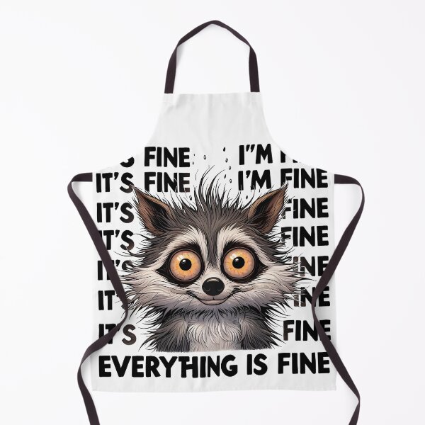 Item preview, Racoon Meme i'm fine designed and sold by Designowner.