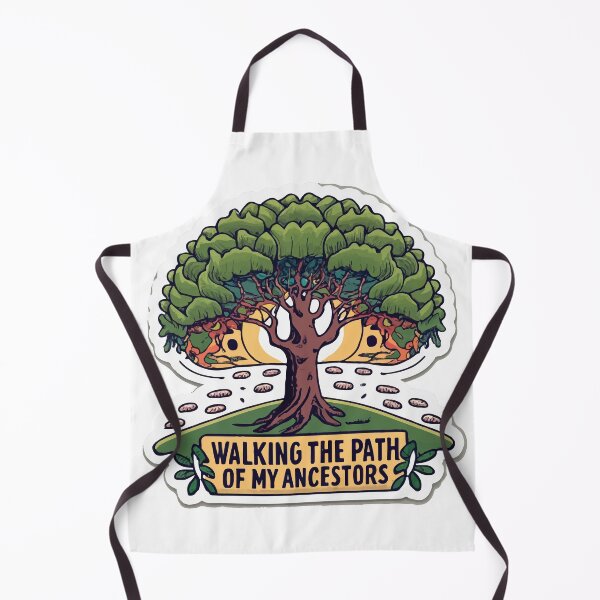 Item preview, Ancestral Path Tree Folk Art Design designed and sold by NiftyWrx.