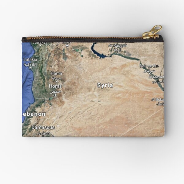 Mission Accomplished - Syria, سوريا Zipper Pouch