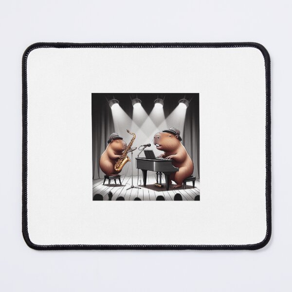Item preview, Capybara the Adorable Jazz Pianist2 designed and sold by Capybara Art Lover.