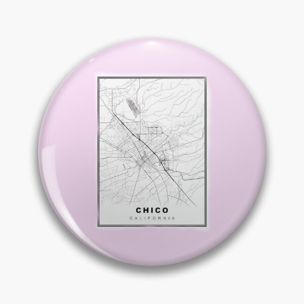 Item preview, Minimalist Chico Map designed and sold by Tamas Das.