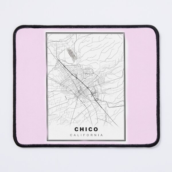 Item preview, Minimalist Chico Map designed and sold by Tamas Das.