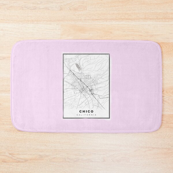 Item preview, Minimalist Chico Map designed and sold by Tamas Das.