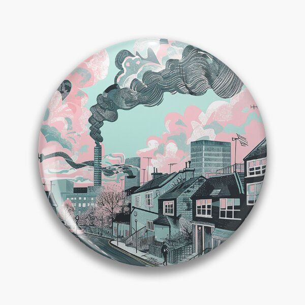 Item preview, Colorfull Cityscape Illustration designed and sold by nomiraclehere.