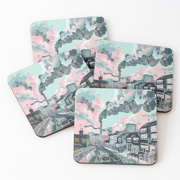 Item preview, Colorfull Cityscape Illustration designed and sold by nomiraclehere.