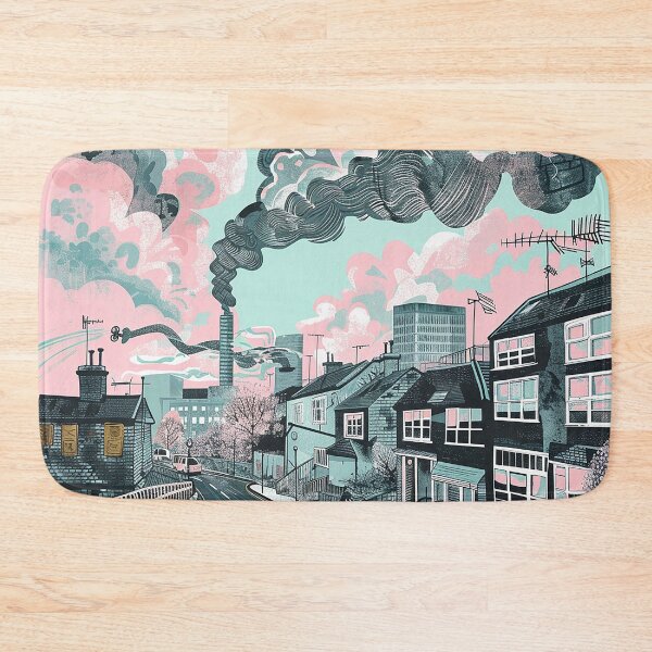 Item preview, Colorfull Cityscape Illustration designed and sold by nomiraclehere.