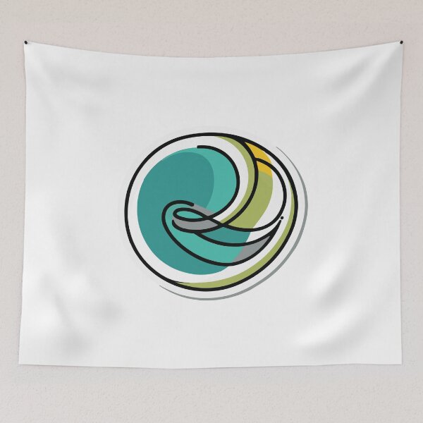 Item preview, Atmospheric Pressure Isobar Map Pattern designed and sold by NiftyWrx.