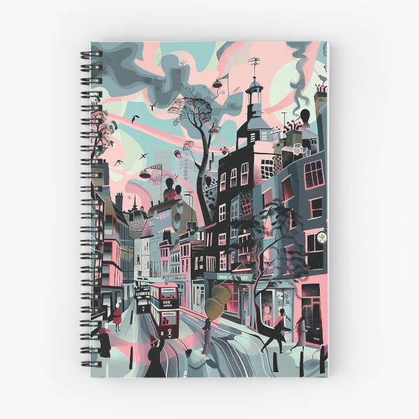 Item preview, Colorfull Cityscape Illustration designed and sold by nomiraclehere.