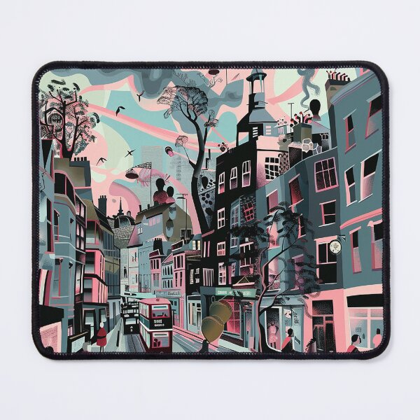 Item preview, Colorfull Cityscape Illustration designed and sold by nomiraclehere.