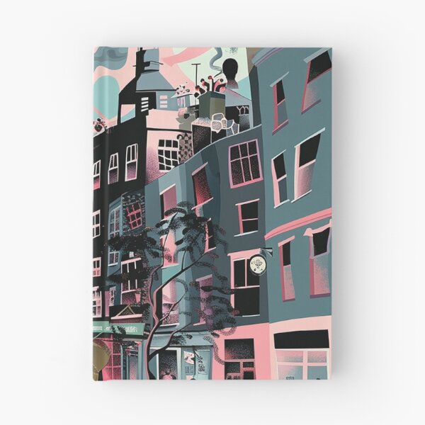 Item preview, Colorfull Cityscape Illustration designed and sold by nomiraclehere.