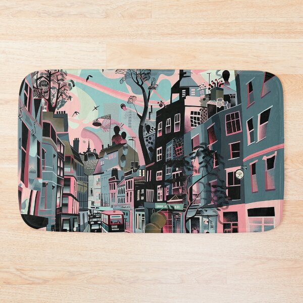Item preview, Colorfull Cityscape Illustration designed and sold by nomiraclehere.