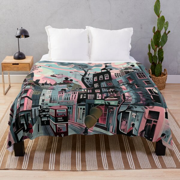 Item preview, Colorfull Cityscape Illustration designed and sold by nomiraclehere.