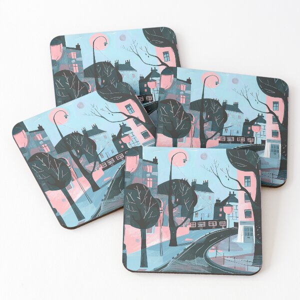 Item preview, Colorfull Cityscape Illustration designed and sold by nomiraclehere.