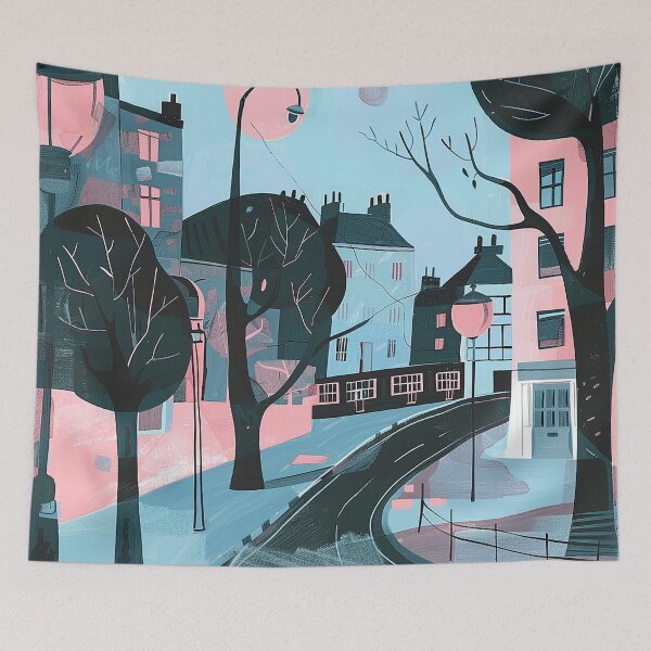 Item preview, Colorfull Cityscape Illustration designed and sold by nomiraclehere.
