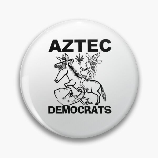 Item preview, AZTEC ~ DEMOCRATS ~ DONKEY TRAMPLING ELEPHANT ~ (V-4-51)  designed and sold by RodeoMalibu.